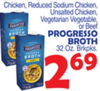 Bravo Supermarkets Progresso broth offer