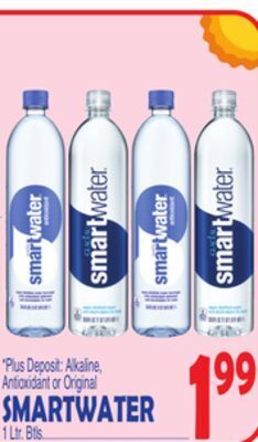 Bravo Supermarkets Smartwater offer