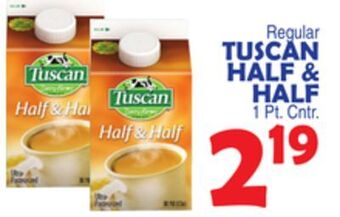 Bravo Supermarkets Tuscan half & half offer
