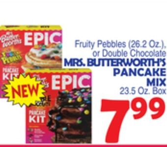 Bravo Supermarkets Mrs. butterworth's pancake mix offer