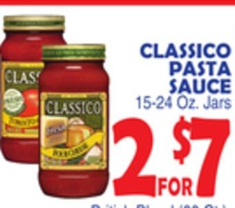 Bravo Supermarkets Classico pasta sauce offer