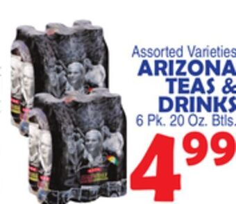 Bravo Supermarkets Arizona teas & drinks offer