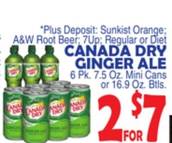Bravo Supermarkets Canada dry ginger ale offer