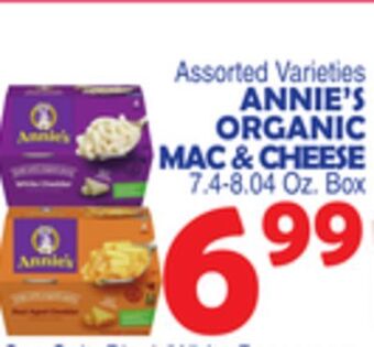Bravo Supermarkets Annie's organic mac & cheese offer
