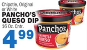 Bravo Supermarkets Pancho's queso dip offer