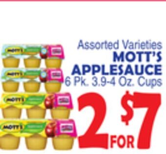 Bravo Supermarkets Mott's applesauce offer