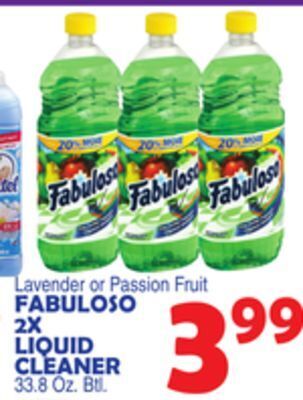 Bravo Supermarkets Fabuloso 2x liquid cleaner offer
