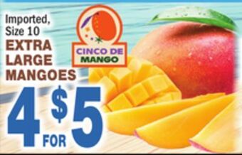 Bravo Supermarkets Extra large mangoes offer