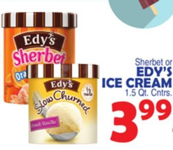 Bravo Supermarkets Edy's ice cream offer