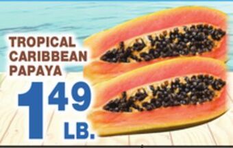 Bravo Supermarkets Tropical caribbean papaya offer
