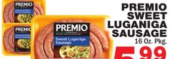 Bravo Supermarkets Premio sweet luganiga sausage offer