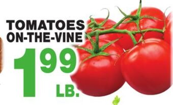 Bravo Supermarkets Tomatoes on-the-vine offer