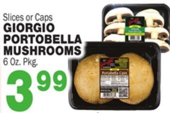 Bravo Supermarkets Giorgio portobella mushrooms offer