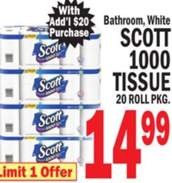 C Town Scott 1000 tissue offer