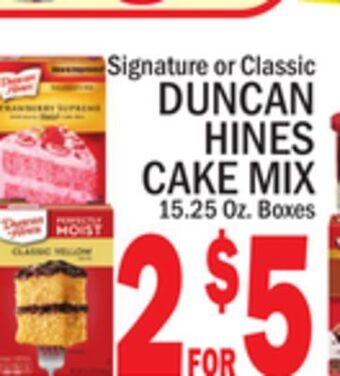 C Town Duncan hines cake mix offer