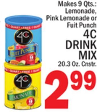 C Town 4c drink mix offer