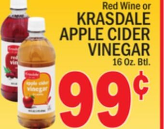 C Town Krasdale apple cider vinegar offer