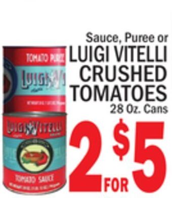 C Town Luigi vitelli crushed tomatoes offer