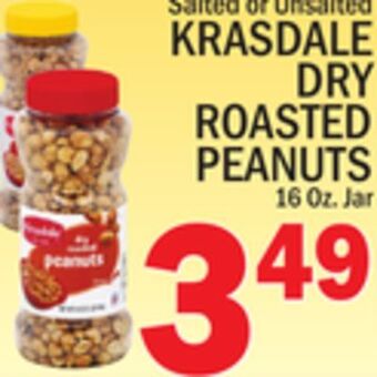 C Town Krasdale dry roasted peanuts offer