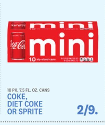 Kings Food Markets Coke, diet coke or sprite offer