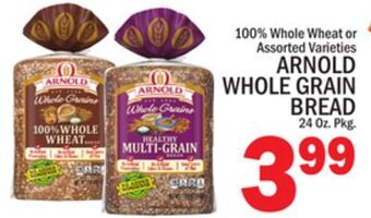C Town Arnold whole grain bread offer