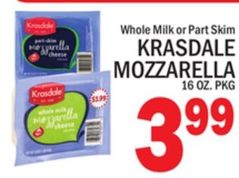 C Town Krasdale mozzarella offer