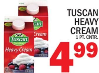C Town Tuscan heavy cream offer