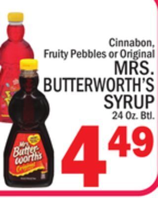 C Town Mrs. butterworth's syrup offer