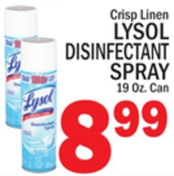 C Town Lysol disinfectant spray offer