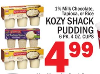 C Town Kozy shack pudding offer