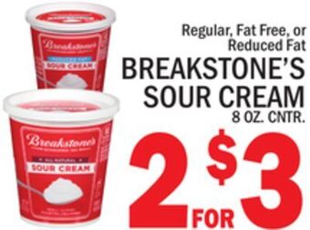 C Town Breakstone's sour cream offer