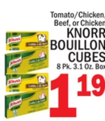 C Town Knorr bouillon cubes offer