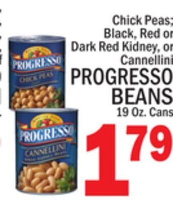 C Town Progresso beans 19 oz. cans offer