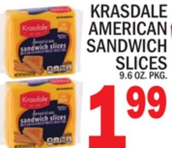 C Town Krasdale american sandwich slices offer