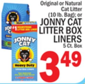 C Town Jonny cat litter box liners 5 ct. box offer