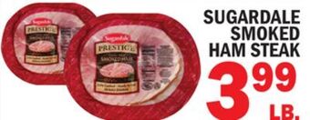 C Town Sugardale smoked ham steak offer