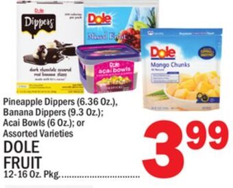 C Town Dole fruit 12-16 oz. pkg. offer