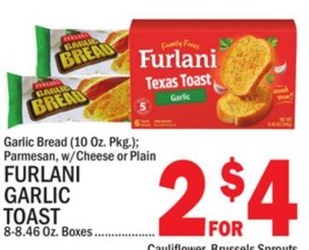 C Town Furlani garlic toast 8-8.46 oz. boxes offer
