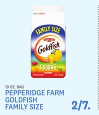 Kings Food Markets Pepperidge farm goldfish family size offer
