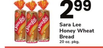 ACME Sara lee honey wheat bread offer
