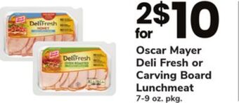 ACME Oscar mayer deli fresh or carving board lunchmeat offer
