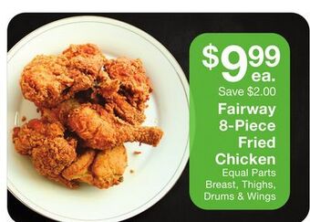 Fairway Store Market Fairway 8-piece fried chicken offer