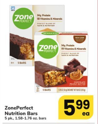 ACME Zoneperfect nutrition bars offer