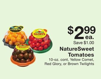 Fairway Store Market Naturesweet tomatoes offer