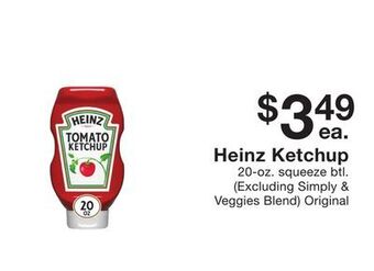 Fairway Store Market Heinz ketchup offer