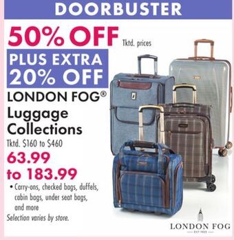 Boscov's London fog® luggage collections offer