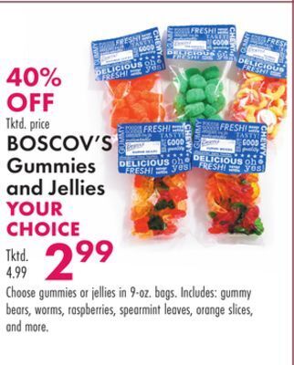 Boscov's Boscov's gummies and jellies offer