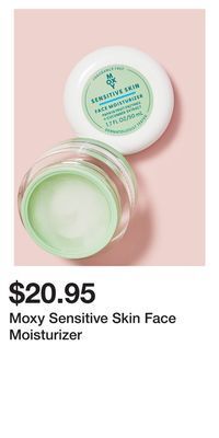 Bath & Body Works Moxy sensitive skin face moisturizer offer
