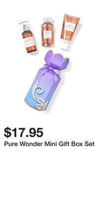 Bath & Body Works Pure wonder mini gift box set offer