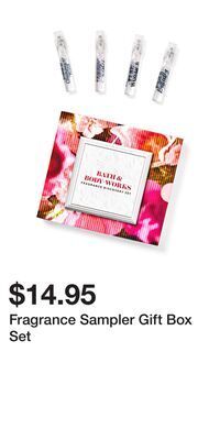 Bath & Body Works Fragrance sampler gift box set offer